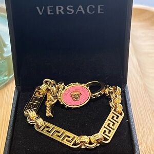 Versace Greca Bracelet Gold Plated with COA
